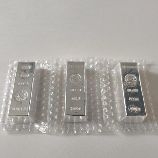 2kg(1kg×2) 石福金属興業 銀 地金 インゴット 新品未開封 LBMA 石福金属工業 1kg 銀地金 銀インゴット インゴット LBMA 石福