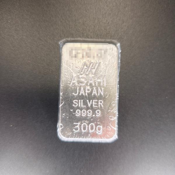 アサヒメタルファイン製 銀300g 銀地金 銀インゴット LBMA : シルバー