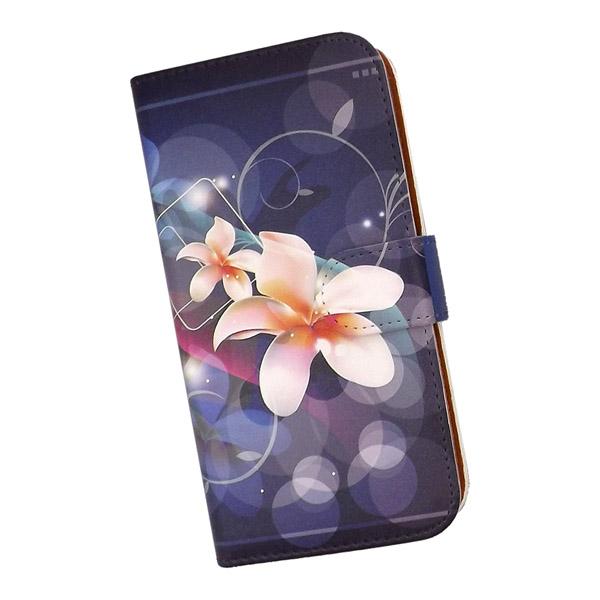 iPhone15 Pro Max 手帳型 スマホケース プリント ケース 花柄 ユリ