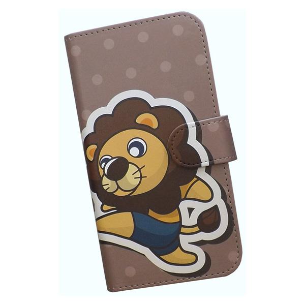他サイト： LG style3 L-41A　手帳型 スマホケース プリント ケース ライオン サッカー キャラクターの商品画像