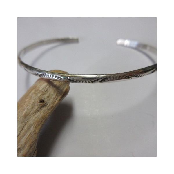 USA製 インディアンジュエリー Silver バングル 大きい BIG