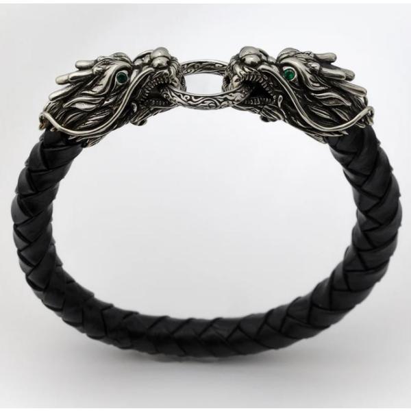 ZOCALO（ソカロ） ドラゴン・ブレイデッド・レザー・ブレスレット