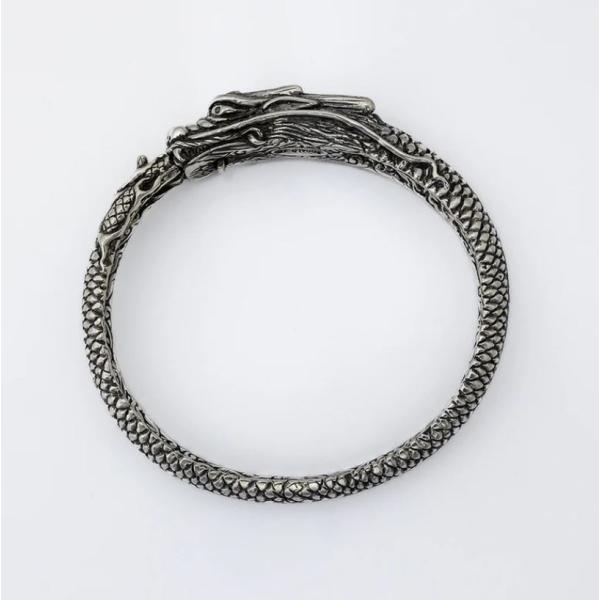 ZOCALO（ソカロ） ウロボロス・ドラゴン・ブレスレット M (シルバー925