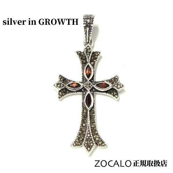 ZOCALO（ソカロ） マーカサイト・クロス・オン・クロス・ペンダントS