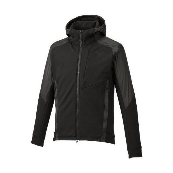 【ほぼ未使用】Mizuno フード付きジャケット Lサイズ ブラック/レッド 017001CRBK05.jpg