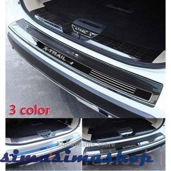 エクストレイルt32後期リアバンパーステップガードプロテク車用品カスタムパーツアクセサリーリアラゲッジステッププロテクター Bw Simasimashop 通販 Yahoo ショッピング