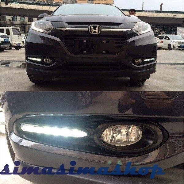 ホンダ ヴェゼル ハイブリット カスタム パーツ アクセサリー Vezel Ru1 Ru2 Ru3 Ru4 用品 電装 Ledデイライト Hv039 Bw Simasimashop 通販 Yahoo ショッピング