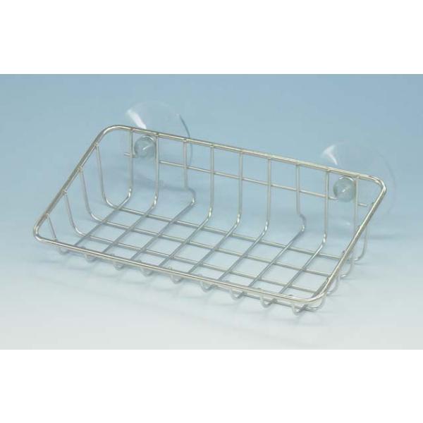 ステンレス　タワシ入れ【サイズ】約(幅)20×(奥)11×(高)5.5ｃｍ【材　質】ステンレス鋼【発送サイズ】小型商品●ステンレス製でサビにくく、長く清潔にお使い出来ます。●ステンレスワイヤーで水切れが大変良く、お手入れも簡単です。●樹脂製...