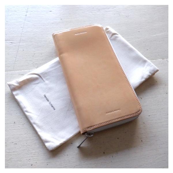 Hender Scheme / patent longwallet ナチュラル simonsandco_fl-rc-lzp