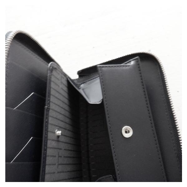 �y�ē��ׁz�����摜 ITTI �C�b�` CRISTY STUFFING MIDDLE WLT.5 croco �N���X�e�B�[�X�^�b�t�B���O�~�h���E�H���b�g�N���R / black ��A ���i�摜5