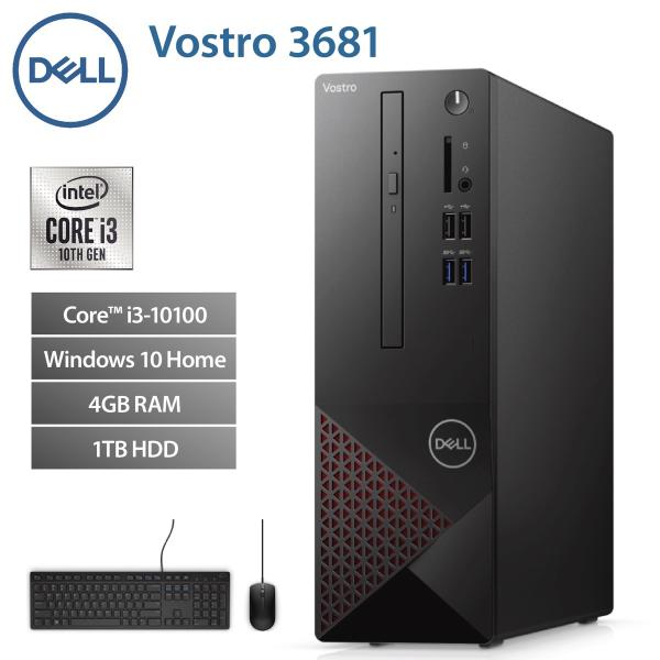 Vostro Dell Vostro3681 Win10 Intel Core i3 10100 3.6GHz メモリ4GB