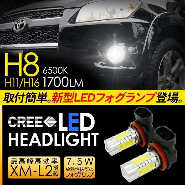 トヨタ RAV4 30系 LED フォグランプ 7.5W H8/H11/H16 LEDフォグ