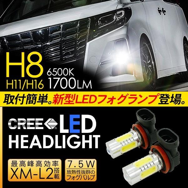 ヴェルファイア30 / アルファード30 LED フォグランプ 7.5W H8