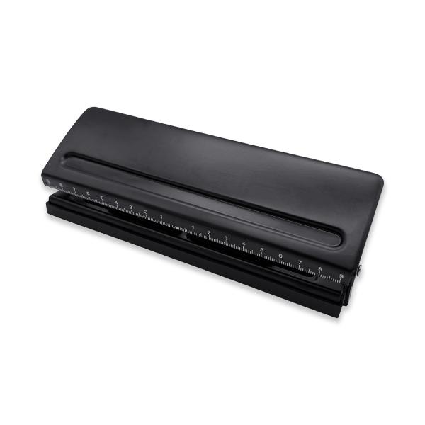 穴あけパンチ 6穴パンチ ガイド付き 書類 整理 事務用品 文具 A4 B5