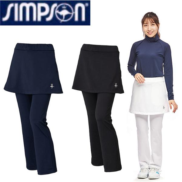 シンプソン Simpson テニスウェア レディース スコート付きパンツ スリムフィット ロング パンツ Sta U03 Sta U03 シンプソン スポーツ 通販 Yahoo ショッピング