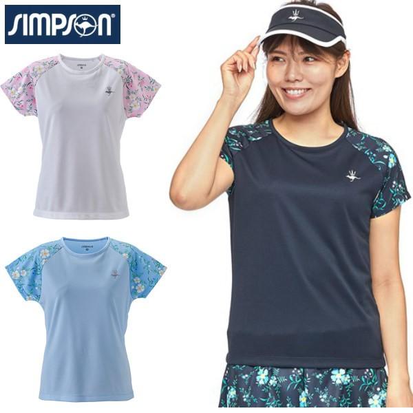 シンプソン Simpson テニスウェア レディース ゲームシャツ Stw Stw シンプソン スポーツ 通販 Yahoo ショッピング