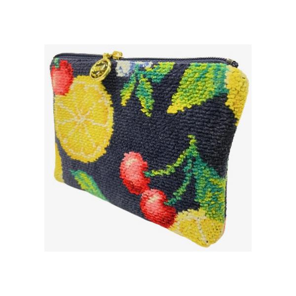 feiler（フェイラー） ポーチ ラフルッタ 紺 ネイビー LFT-232002-NV