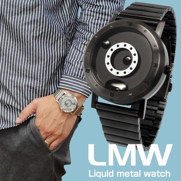 液体金属ウォッチ(原価32000円) LM watch LMW リキッドメタルウォッチ 腕時計 時計 ステンレスベルト