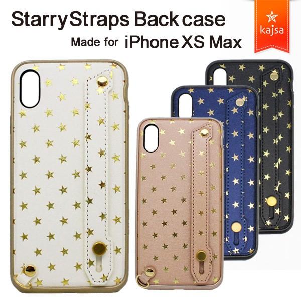 [֑ Kajsa JCT Starry Straps Back case X^[[ Xgbv obNP[X  iPhoneXSMaxP[X v[g Mtg G [OK