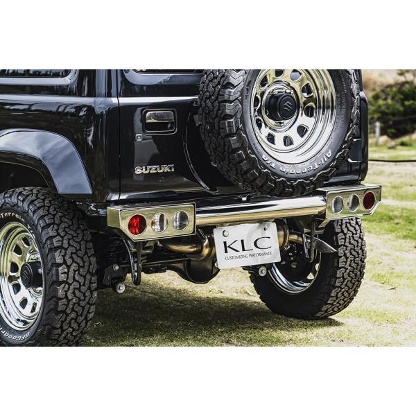 ジムニーシエラ ノマド JB74W JC74W トラディショナルバンパー74 リア鏡面 ステンレス製 KLC ヘリテージ