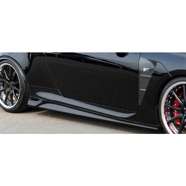 【ブラック】レクサス Lexus rc 200 300 350 サイドステップ レクサス RC 350 RCF サイドステップ エアロスカートスポイラー