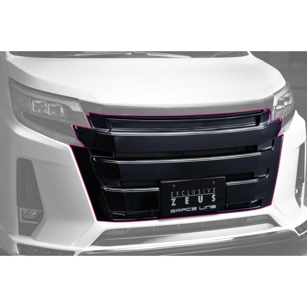 DBA-ZRR80W　後期ノア　w/b3 グリル　スモークメッキ DBA-ZRR80W後期ノアw/b3 グリルスモークメッキ（2025年最新