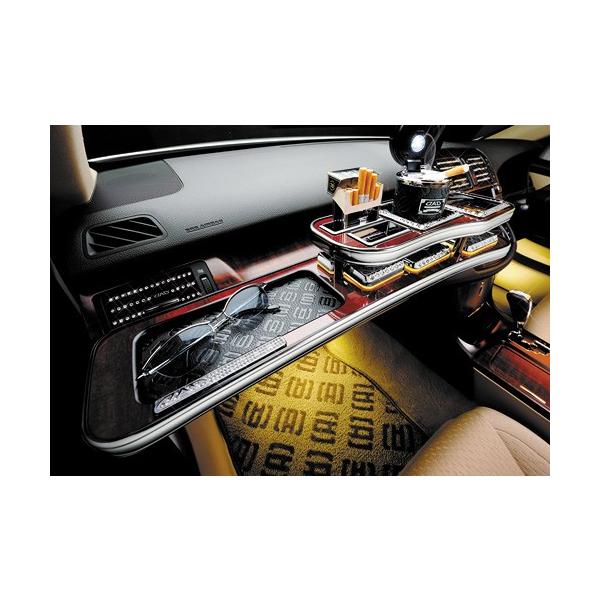 D.A.D フロントテーブルマットブラック210系クラウン