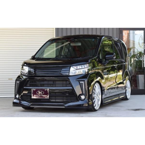 LA150S ムーヴカスタム フロントハーフスポイラー エアロパーツ GLANZ