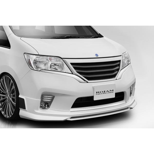 車用エアロパーツ c26 リア セレナの人気商品・通販・価格比較 セレナ C26 純正 フロントバンパー グリル フィニッシャー ガーニッシュ左右