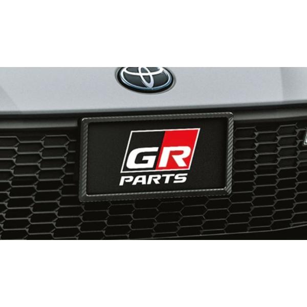【新品・未開封】TRD カーボンナンバーフレーム 前後セット TRD GRカーボンナンバーフレーム フロント用 GRカローラ GZEA14H