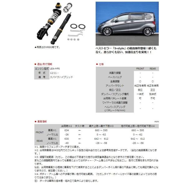 46 Off 車高調 足回り サスペンション 個人宅発送追金有 ハイパーマックスシリーズ Hks フリードハイブリッド Ah216 Hks ハイパーマックスシリーズ Gp3 ラッピング無料