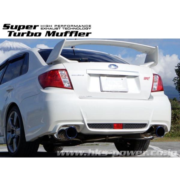Gb`P[GX CvbT CBA-GVB }t[ SSR S3 31029-AF008 HKS Super Turbo Muffler X[p[^[{}t[