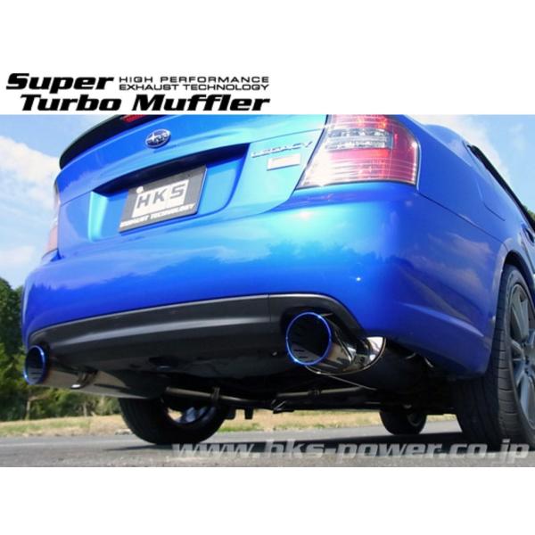 KVBB4 KV[ KVC DBA-BL9 }t[ SSR 31029-AF004 HKS Super Turbo Muffler X[p[^[{}t[