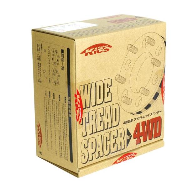 ���i�Y�� Wide Tread Spacer ���C�h�g���b�h�X�y�[�T�[ M12×P1.25 4WD��p 6�� PCD139.7 ����25mm 6325W3 KYO-EI Kics �L�b�N�X