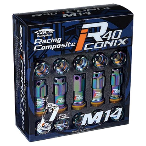 iY M14 x P1.5 bN&amp;ibgZbg(Cap Less) RI-14NA KYO-EI Kics Racing Composite R40 Iconix [VOR|WbgR40ACRjbNX