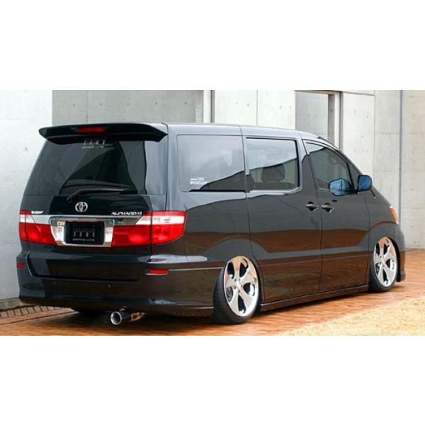 エムズスピード アルファード Anh Mnh 前期 リアウィング リアウィング 3021 5141 9 ウイング 塗装済 3021 5141 9 エアロパーツ グレースライン ゼウス ms4173abmd シンシアモール 店