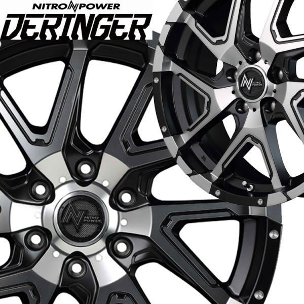 16C` 6H139.7 6.5J+38 6 iCgp[ fW[ nCG[XpzC[ 4{ MID WHEELS NITRO POWER DERINGER