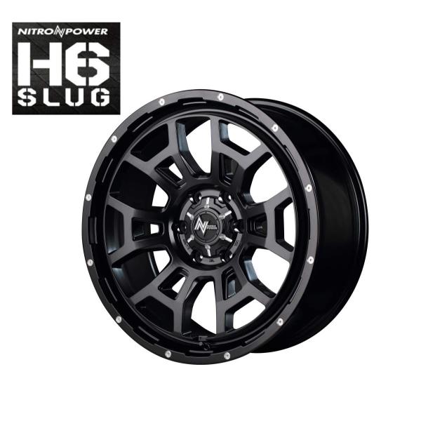 17C` 6H139.7 6.5J+48 6 iCgp[ XbO zC[ 4{ Z~OXubN }VjO MID WHEELS NITRO POWER H6 SLUG