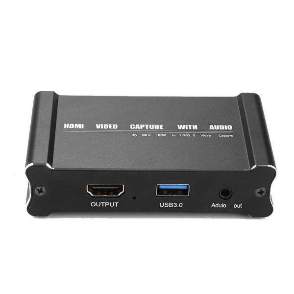 （中古品）978 キャプチャーボード 2024 HDMI 4K 60FPS入力 パススルー 、 USB 4K 30FPS ゲーム録画 USB3.0 4