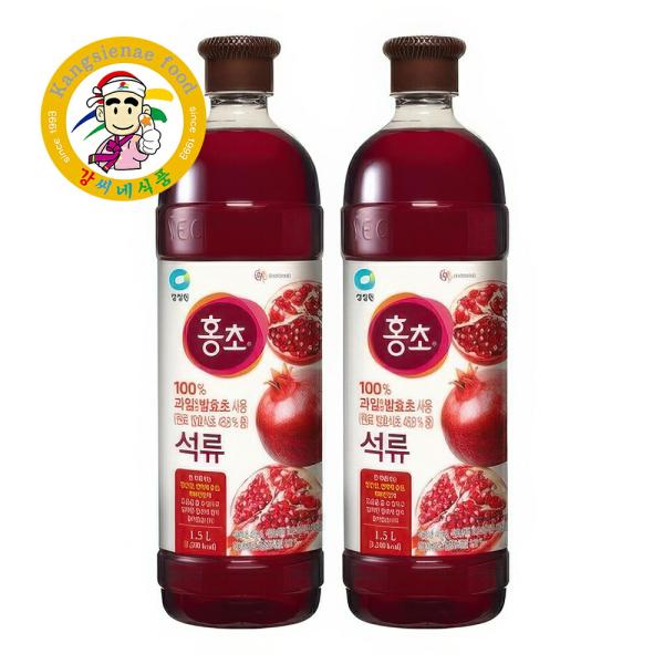 清浄園 ホンチョ 紅酢 ざくろ味（ざくろ酢）PET 1500ml 2本