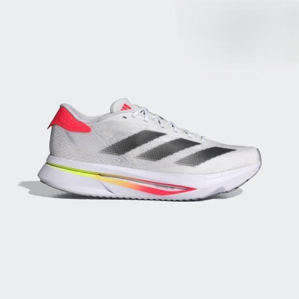 アディダス ランニングシューズ  レディース JR0738 アディゼロ SL2 Adizero SL2 Cloud White / Core Black / Lucid Red