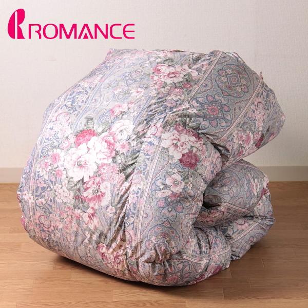 ロマンス小杉 羽毛布団 シングル シルバーダウン85％ 1,1kg