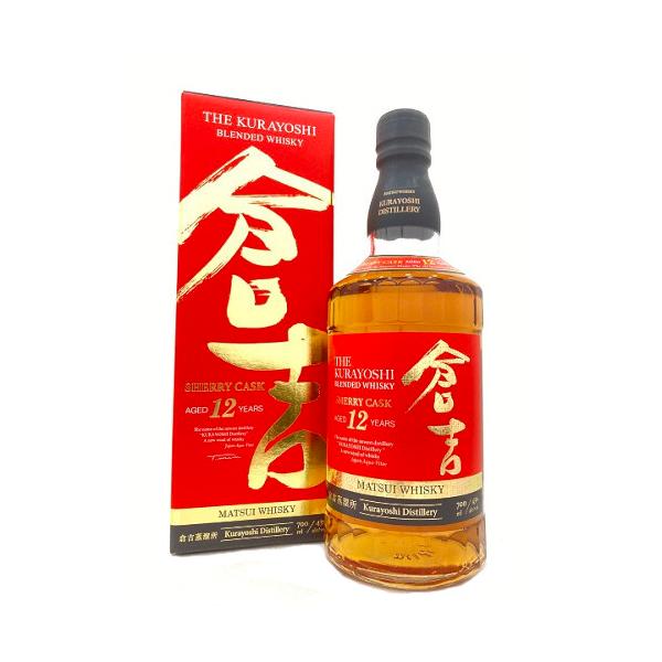 マツイ ピュアモルトウイスキー 倉吉 シェリーカスク 12年 43度 700ml