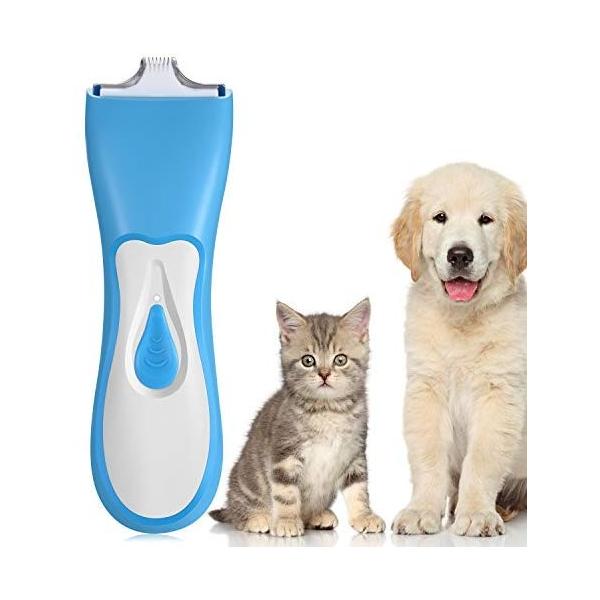 Bluefire ペット バリカン 犬猫 クリッパー 充電式 コードレス 高精度 低振動 足裏 プロ用 国内送料無料 水洗い可 ペット用シェーバー 低騒音