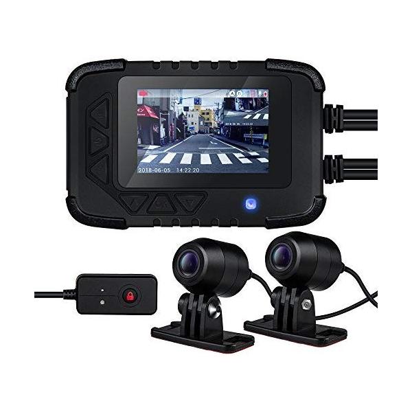 Dv6 バイク用 前後2カメラ １着でも送料無料 ドライブレコーダー 2 35インチ 0万画素 130 広角 防水 ループ録画 常時録画 Gセンサー 1080p