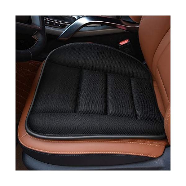 Beesum ヘルスケア 座布団 低反発 クッション 腰楽クッション 運転クッション シートクッション 椅子や車に 姿勢矯正 セール特価品 体圧分散 骨盤サポート