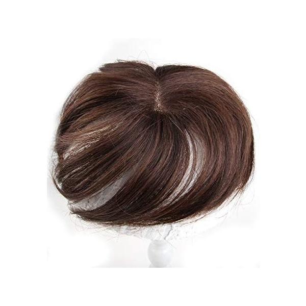 Younique部分ウイッグ人毛100 頭頂部 白髪隠し ポイントウィッグ 多色選択