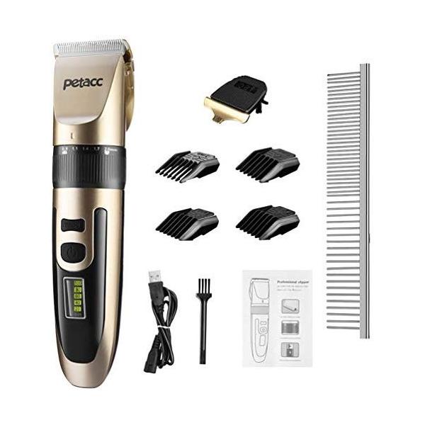 Petacc 猫 犬用バリカン ペット用電動バリカン 足裏 全身カット 業務用 替