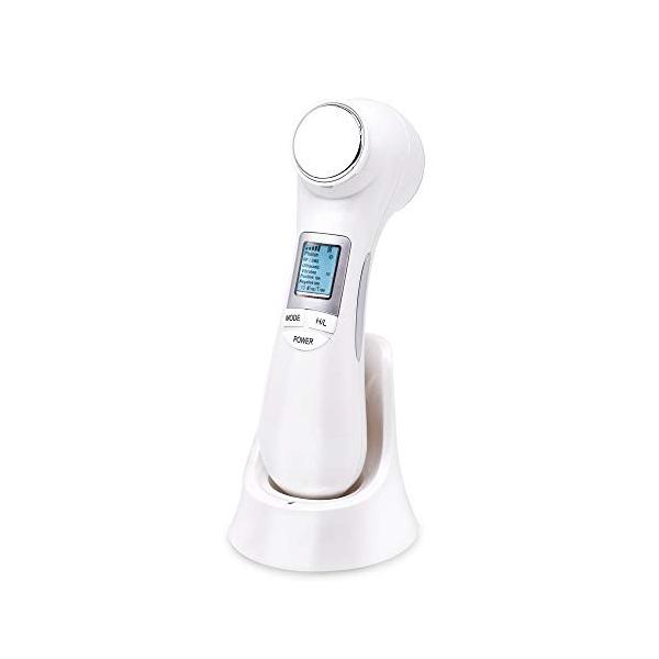 美顔器 超音波 イオン導入美顔器 1台６役 フィスケア 光エステ イオン導出 超音波振動 Rfラジオ波 リフトアップ 小 引き締め 日本製 美肌 Ems微電流