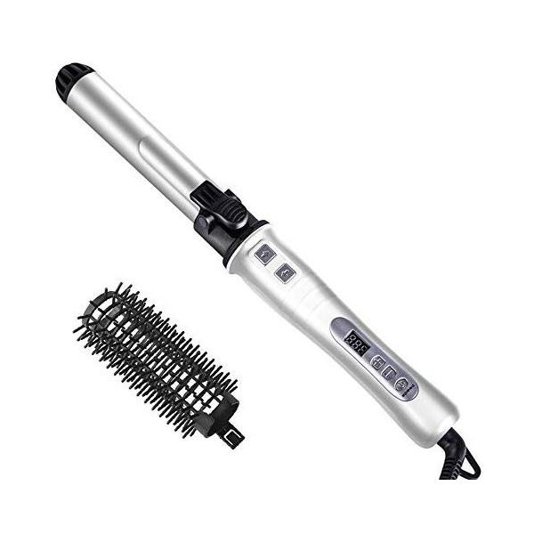 Marske 自動カール ヘアアイロン 32mm 旅行用 家庭用 オート カールヘアアイロン コテ 自動巻き 急速加熱 恒温80 ー210 14段階